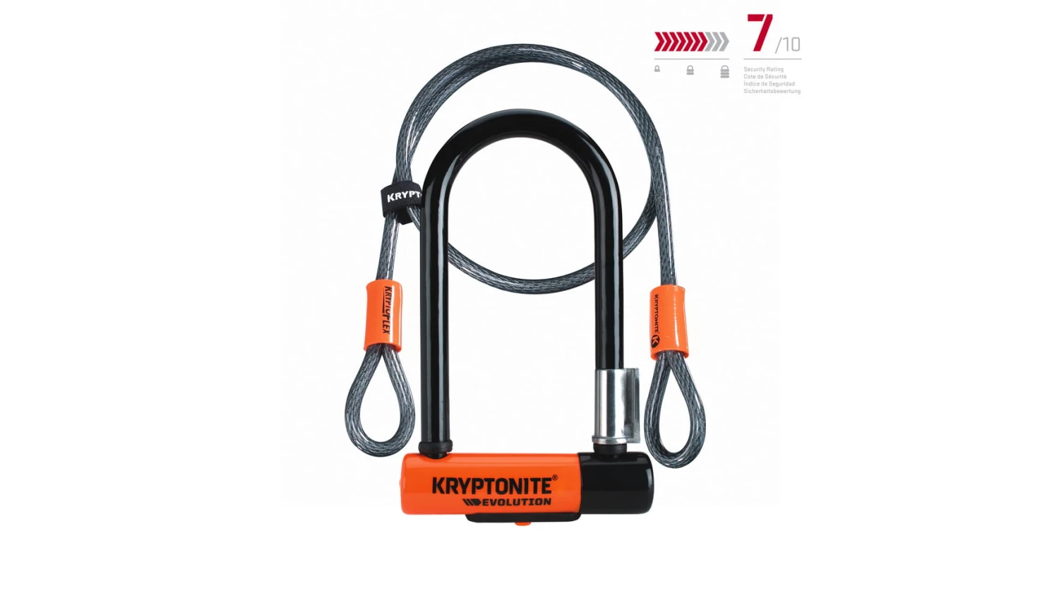 Kryptonite Evolution Mini 7 Met KryptoFlex 1 Kryptonite Evolution Mini 7 Met KryptoFlex