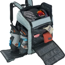Evoc Rugzak 60 L - Staal -Aanbiedingen Rij Plezier Winkel 4250450725596 GEAR BACKPACK 60 STEEL D5 1