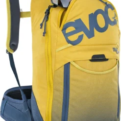 Evoc Trail Pro 10L - Rugzak - Curry/Denim -Aanbiedingen Rij Plezier Winkel 4250450726500 TRAIL PRO 10L CURRY DENIM S M D2