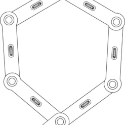 Abus BORDO Combo™ 6100/90 Zwart SH 5 Abus BORDO Combo™ 6100/90 Zwart SH -Aanbiedingen Rij Plezier Winkel Bordo Zeichnung 3