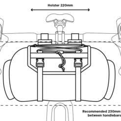 Restrap Bar Bagagerol - 14 L - Zwart -Aanbiedingen Rij Plezier Winkel Restrap Small Bar Bag Size Guide 6bf9e157 23cf 424c 8a8d 65ec9869c8b1 800x