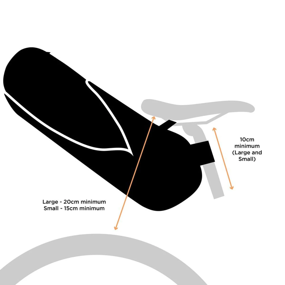 Restrap Zadeltas Met Drybag - 14 L - Oranje 6 Restrap Zadeltas Met Drybag - 14 L - Oranje - Afbeelding 6