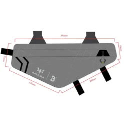 Bombtrack Frame Tas Van Apidura - Grijs -Aanbiedingen Rij Plezier Winkel rahmentasche masse