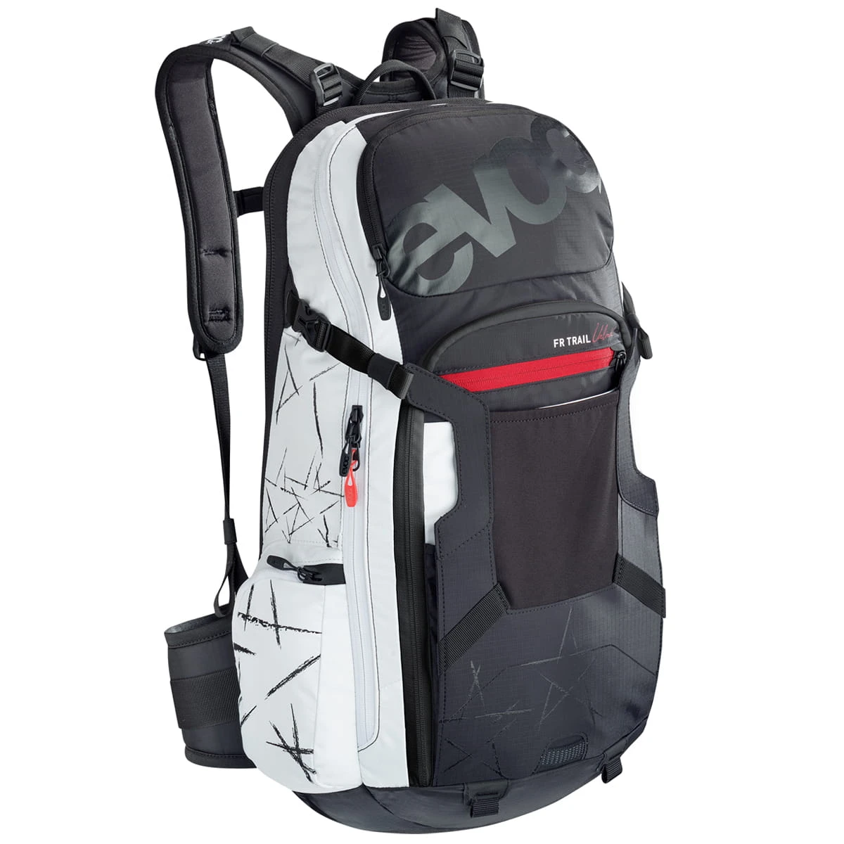 Evoc FR Trail Unlimited 20L Rugzak - Zwart/Wit 1 Evoc FR Trail Unlimited 20L Rugzak - Zwart/Wit